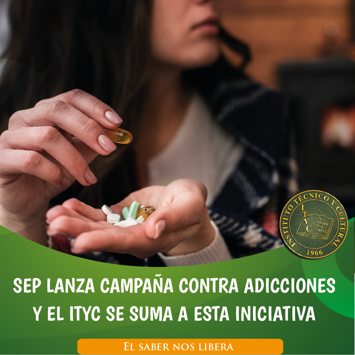 SEP lanza campaña contra adicciones, ¿qué hará el ITYC para evitar el consumo de drogas?